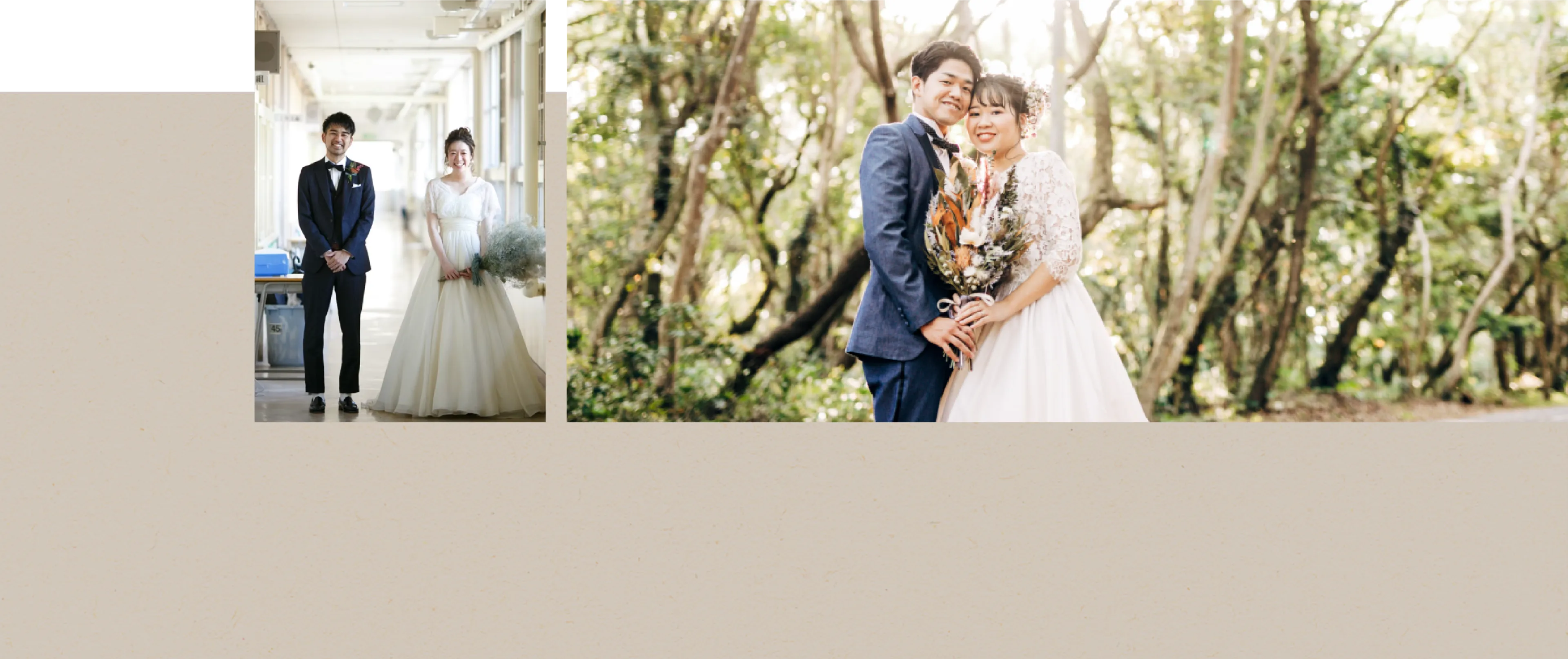 花嫁一人ひとりの想いを形にするドレススタイリング。王道からインポートまで幅広く揃うウェディングドレス